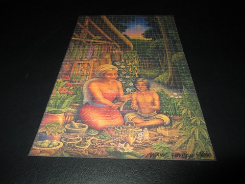 BLOTTER ART ACID LSD PSYCHEDELIC GUARDIAN OF THE SACRAMENT TRIP MARK HENSON ART - Picture 2 of 2