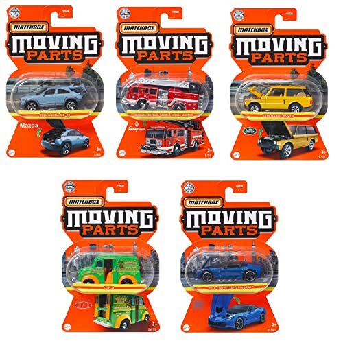 Matchbox Moving Parts Assortment BOX x8 mini car 987C-FWD28 | eBay