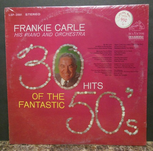 SEALED w/ Hype! Frankie Carle & Orch, 30 Hits Fantastic 50's, 12" LP Mint (E)  - Picture 1 of 2