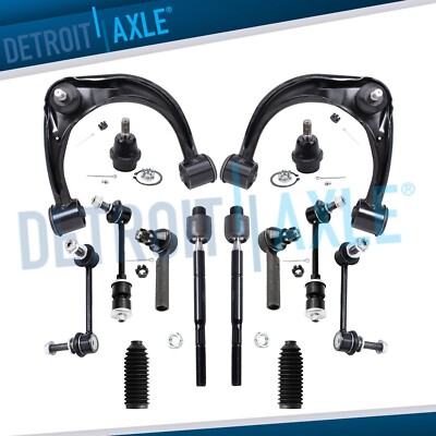 Front Rear Upper Control Arm Tie Rods Sway Bars Ball Joints for GX470 4Runner