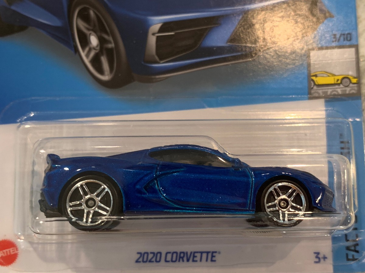 2022 Hot Wheels Super Treasure Hunt 2020 Corvette In Protector