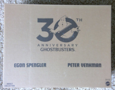 GHOSTBUSTERS EGON SPENGLER & PETER VENKMAN 2-PACK MATTEL COLLECTOR 30th NEW