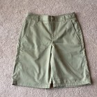 UNDER ARMOUR KIDS 14 LOOSE FIT BEIGE SHORTS, ZIP FLY, 3 POCKETS, BELT LOOPS