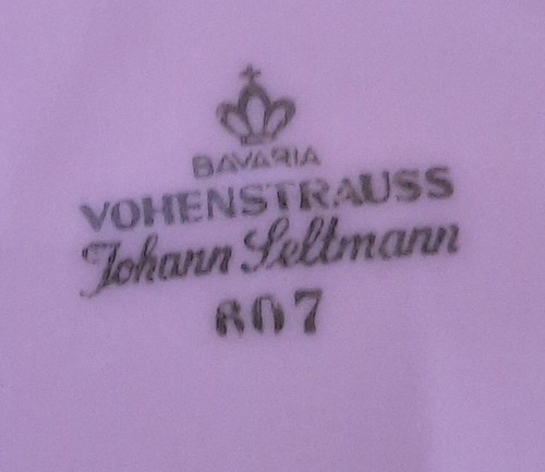 Porzellanteller Sammler-Zierteller Untersetzer Johann Seltmann Vohenstrauß #607 - Bild 3 von 3