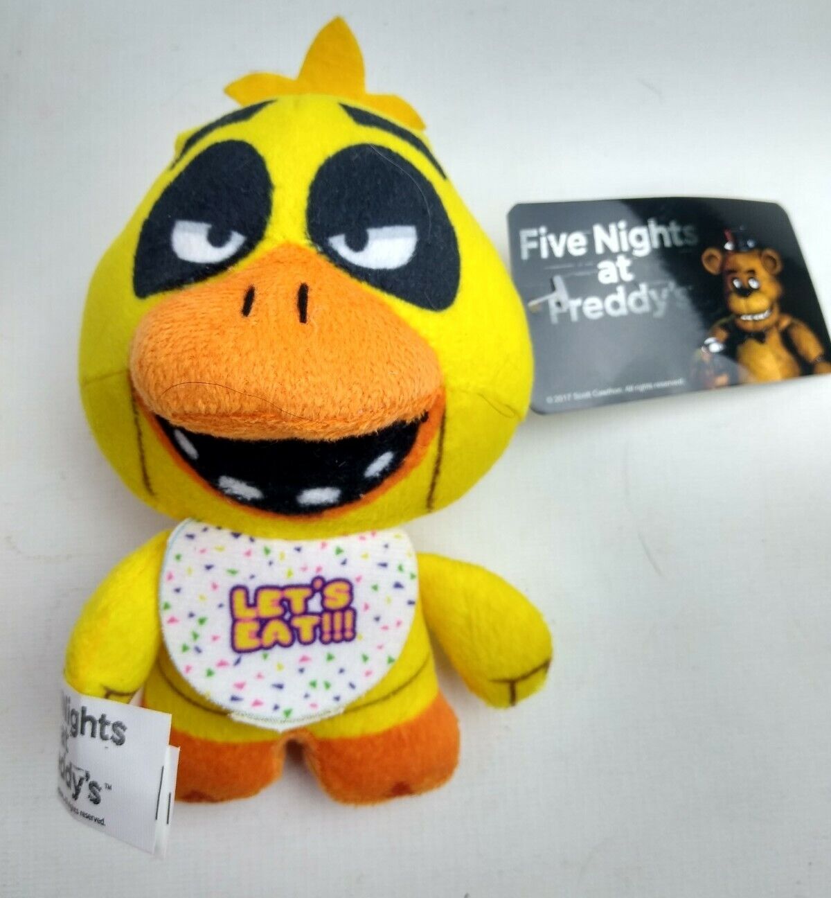 Five Nights At Freddy's Chica Plush 14” Let's Eat FNAF Good Stuff 2017 NWT