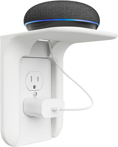 Outlet Shelf Wall Holder,Bathroom Wall Shelf up to 10Lbs Standard Vertical Duple - Picture 10 of 12