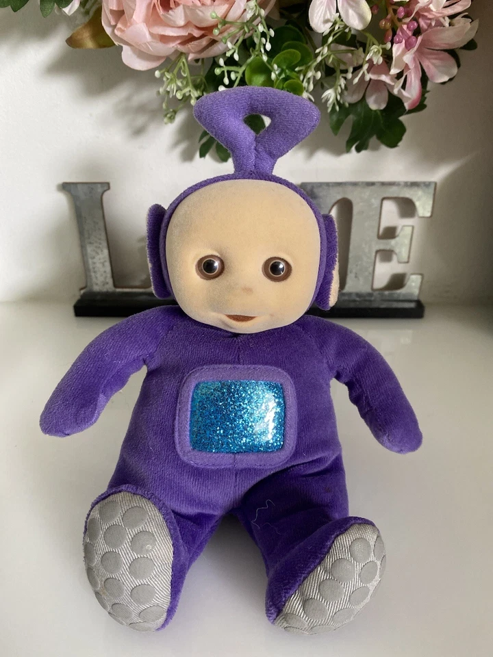 Teletubbies Tinky Winky & Dipsy Eden Teletubbies 1998 vintage púrpura verde 9" Foto 2 de 4