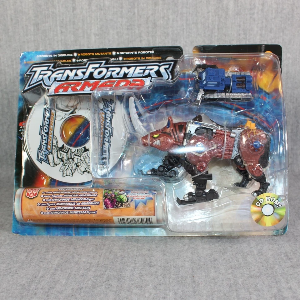 TRANSFORMERS Armada Rhinox Hasbro 2003 Armorhide Mini-Con New Sealed Figure - Bild 2 von 4