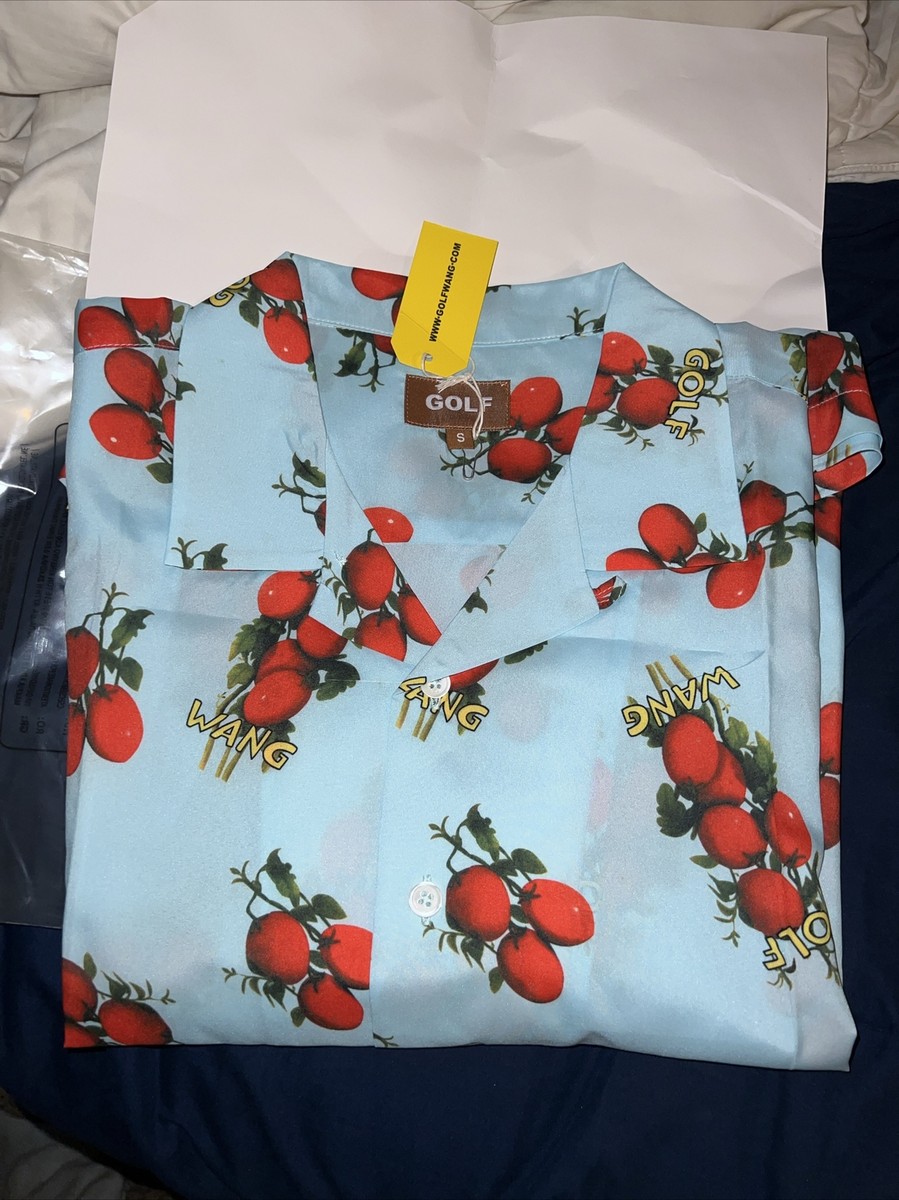 golfwang シャツ Golf Wang Flame Pattern Hawaiian Shirt Unique Flame Shirt