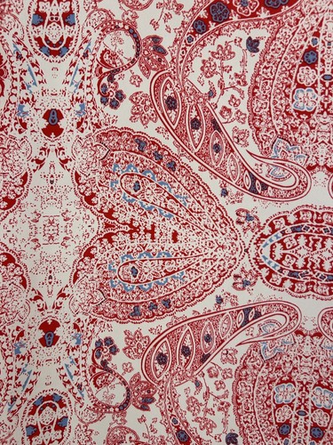 Adrienne Vittadini Womens Dress Casual Size 2 Shift Print Zip Short Sleeve Red - Picture 7 of 10