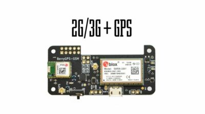 BerryGPS-GSM - Global 3G/2G Cellular Modem with GPS + SIM for Raspberry Pi