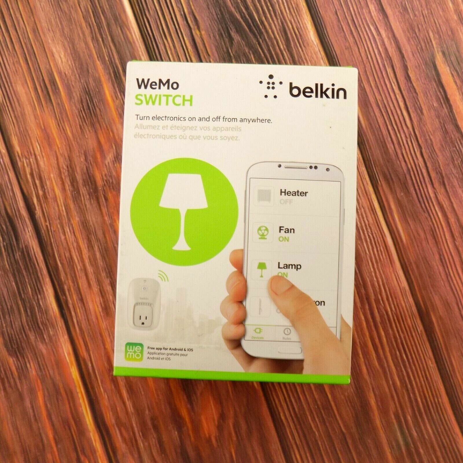 Belkin WeMo Switch WiFi Home Save money Light Directly managed store Seal Automation Remote