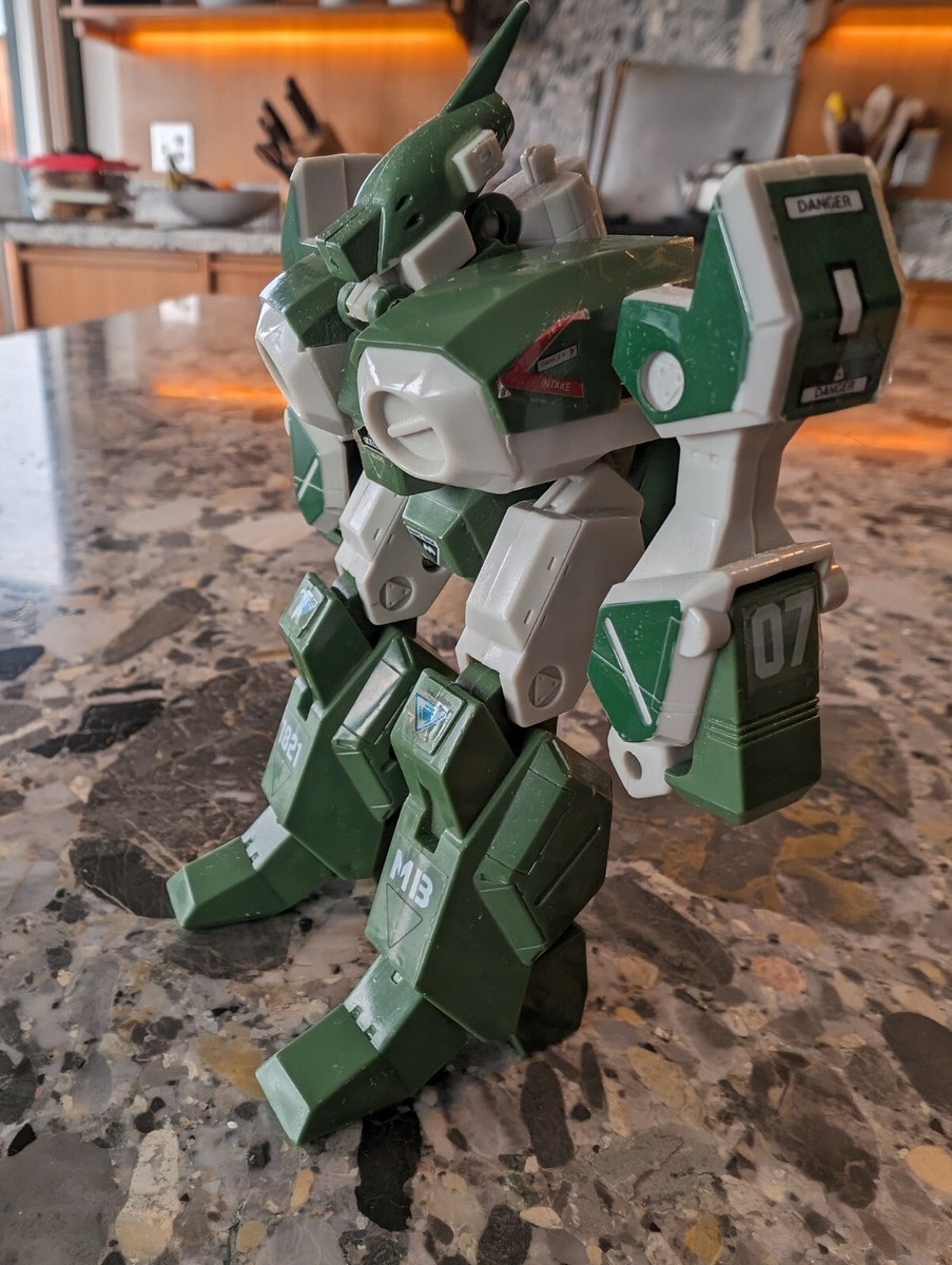 ROBOTECH Gakken Green Alpha Fighter Legioss Figure Mospeda