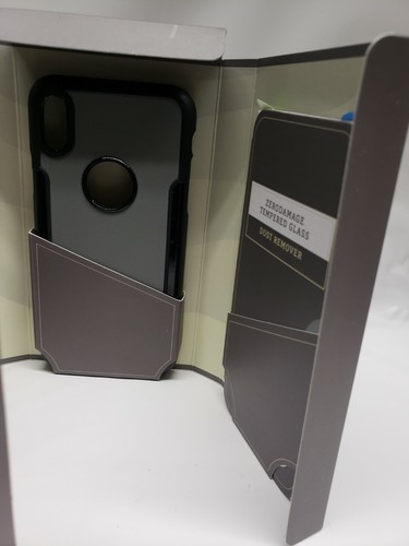 Saharacase iPhone X, ClassicMobile Protection Kit Clear Mist Gray Tempered Glass - Picture 6 of 7