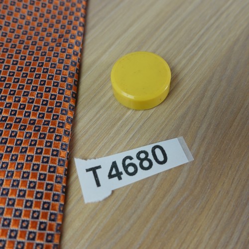 Countess Mara Neck Tie Mens Orange Solid Silk Formal Grenadine Bright Crown Logo - Picture 10 of 10