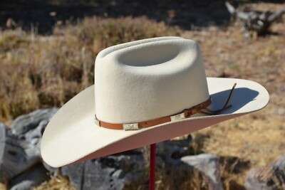 Chapeau de cow-boy feutré Renegade, couronne de bovins, bord