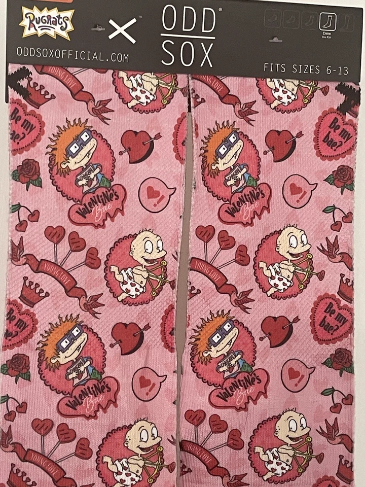¡NUEVO! Calcetines de punto Odd Sox Nickelodeon Rugrats talla 6-13 Foto 3 de 3