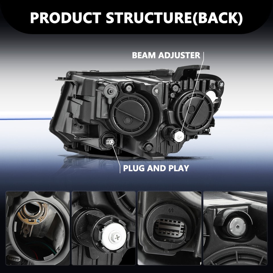 Fits 20172021 Jeep Compass Halogen Headlight OE Style Right Passenger