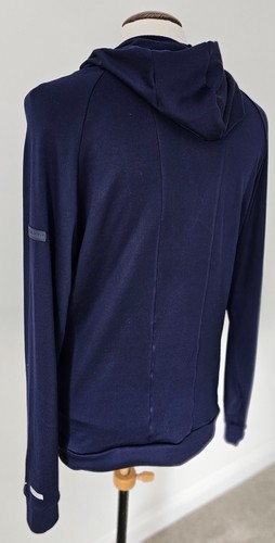 Mens Boo Hoo Man Active Navy Blue Hoodie Gym/Training/Sports - Medium - Picture 5 of 12