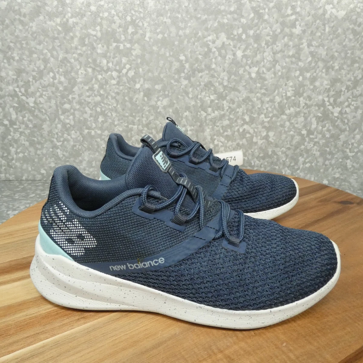 New Balance Cush District Run V1 Sneaker Womens 7.5 Blue Running