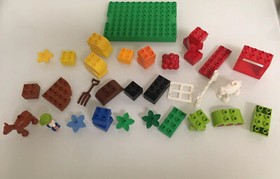 LEGO Duplo 10517 My First Garden Pony & Goat Bricks 38 Pcs Complete Set EUC HTF