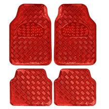BDK 4-Piece All-Weather Universal Fit Front & Rear Floor Mats for Cars Trucks...