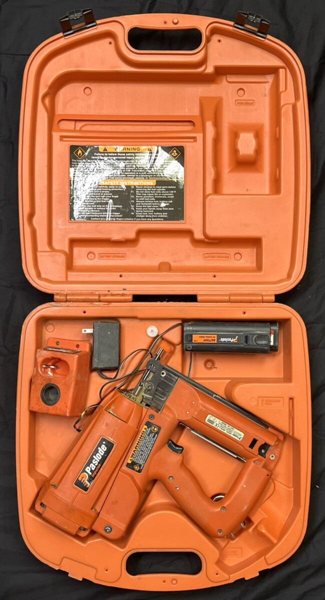 PASLODE IMPULSE IM250 II F-16 II CORDLESS 16 GAUGE STRAIGHT FINISH N ...