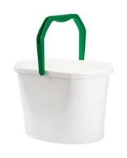 Libman 3.5 Gal Multi-Purpose Polypropylene White Oval Bucket With Pouring Spout