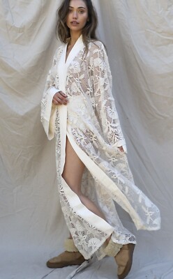 Jen's Pirate Booty Reflections Flamingo Heights Kimono Natural