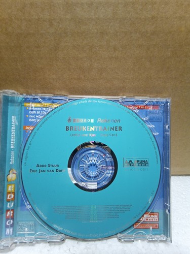 BreukenTrainer EDUROM PC CD-ROM Jewel Case, NEW, RETRO-VINTAGE! RARE - Afbeelding 3 van 4