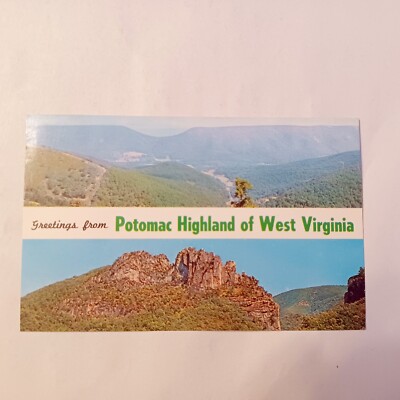 Postcard: Greetings From Potomac Highland West Virginia Multi View 1968 Crafts 