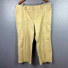 Lauren Ralph Lauren Womens size 18W Biege Wide Leg Ankle Pants