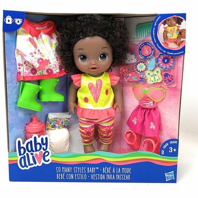 baby alive so many styles baby