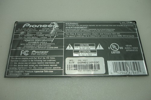 Pioneer ADD1454-A 30Pin Flex Cable (15") for PDP-6070PU - Picture 5 of 5