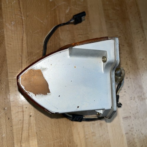 1971 1972 MERCURY COUGAR PARKING LIGHT LENS RIGHT TURN SIGNAL LAMP W/ Assembly - Foto 3 di 7