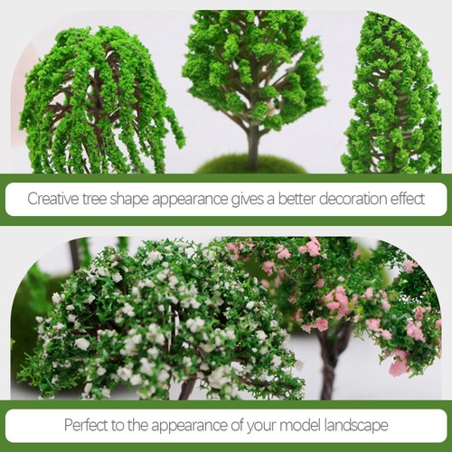 8PCS Exquisite Model Lasting Portable Fake Tree for Microlandscape Layout - Picture 8 of 12