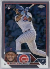 Nelson Velazquez Rookie RC 2023 Topps Chrome Base #82 Chicago Cubs