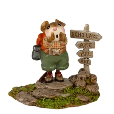 Wee Forest Folk M-736b Echo Lake... ake... ake... ake - Beige/Green (New 2023)