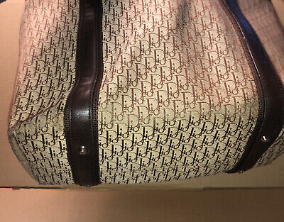 Trotter Tote Bag Used Preloved Dior Tote Bag LXR USA Brown Canvas 2326AD141 #35 Trotter Tote Bag Used Preloved Dior Tote Bag LXR USA Brown Canvas 2326AD141