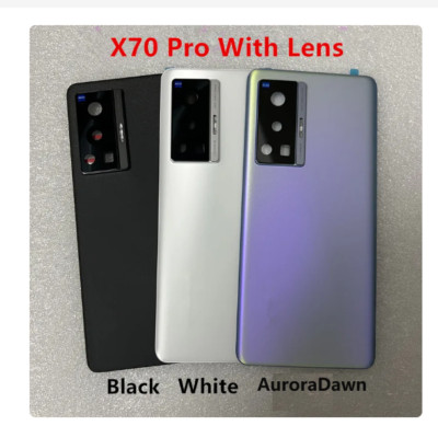 For vivo X70 Pro V2134A Back Battery Cover Housing Door Phone Rear Case Repair