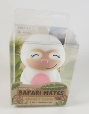 New! Safari Mates Night Light, Sloth, Batteries Included