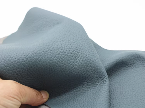 1PCS Real Cow Leather Skin Hide First Layer Cowhide Leather Craft DIY Grey Blue - Picture 15 of 15