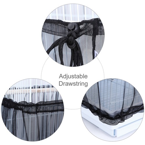 Housse Anti-poussière Pour Cage À Oiseaux Jupe Maille Bouclier achats De