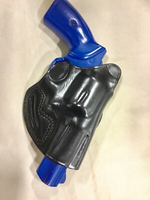 Leather Holster S&W N Frame Model 29 / RUGER GP100 / CA PitBull 45 (# 7042 BLK)