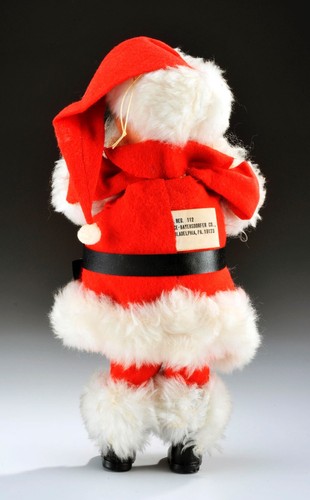 Mid-Century Plastic Santa Claus Christmas Figure Rice Bayersdorfer Philadelphia - Picture 5 of 6