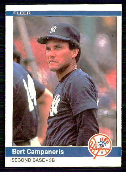 1984 Fleer - Bert Campaneris #120
