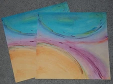 Color Splash Abstract Themed 12x12 Scrapbook Paper by Creative Imaginations