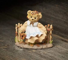 Roman Cherished Teddies, Sarah Thanksgiving Figure, 3.75" H, New in Box