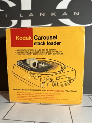 Vintage Kodak Carousel Stack Loader No. B40 W/FACTORY Box & Owner's  Manual