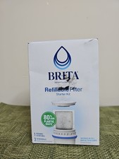 Brita Refillable Filter Starter Kit w/ Reusable Filter Shell 3 Filter Refills